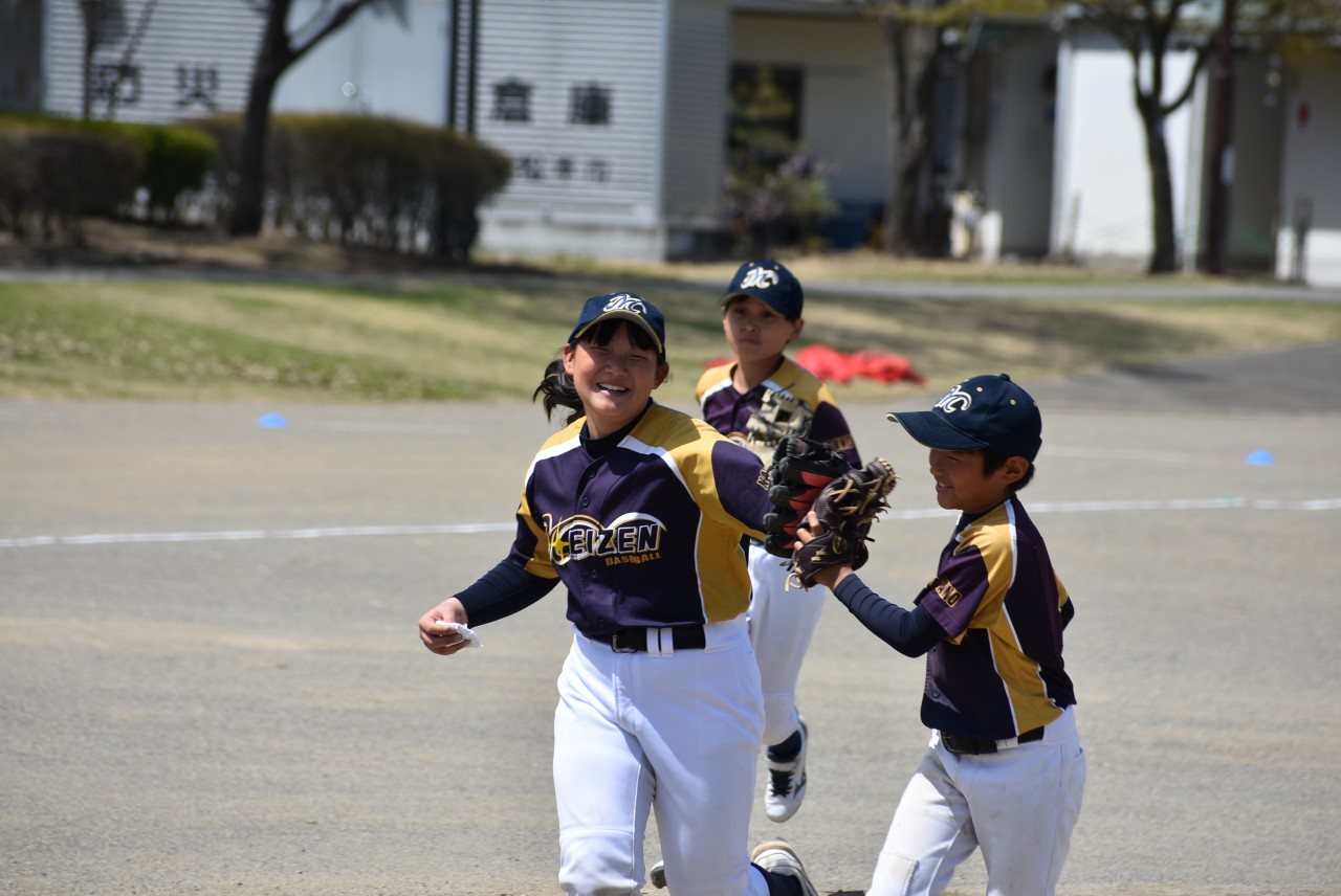 明善少年野球|ニュース 閲覧 : R6.4.20 練習試合 VS北原町少年